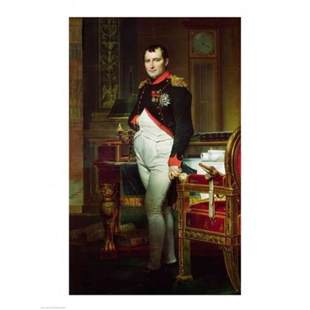 Napoleon Bonaparte Poster Print by Jacques-Louis David - 18 x 24 in.