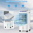 thumbnail image 3 of Costway 3-in-1 Evaporative Air Cooler Portable Air Cooling Fan w/ Fan & Humidifier, 3 of 12