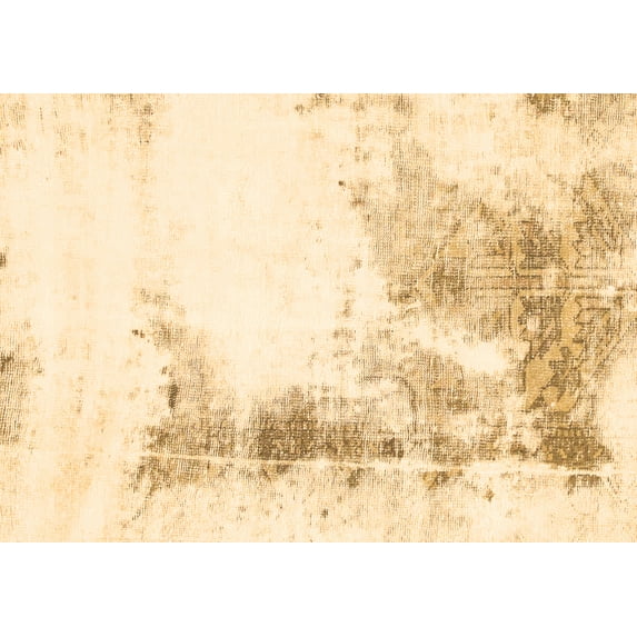 Ahgly Company Indoor Rectangle Abstract Brown Modern Area Rugs, 3' x 5'