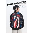 thumbnail image 2 of Shark Teens Backpacks Fashion Schoolbag Casual Waterproof Travel USB Laptop Backpack (Style 4), 2 of 14