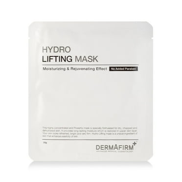 Dermafirm Hydro Lifting Sheet Mask - Regenerates, Hydrates, and Moisturizes For All Skin Types - Pack of 5 Sheet Masks