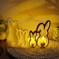 thumbnail image 4 of asddcavvf Easter Bunny Plaster Rabbit Pendant Keychain Epoxy Resin for DIY Crafting Silicone Stirring Spoon Resin, 4 of 7