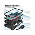 thumbnail image 7 of For Lenovo Tab P11 Pro 11.2 inch 2nd Generation 2022 Case TB-132FU TB-138FC, Rugged Heavy Duty Shockproof Cover with Hand Strap Shoulder Strap, 7 of 7