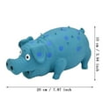 thumbnail image 3 of Pet Dog Chew Toys Dog Teething Keys Cute Rubber Screaming Pig Puppy Toes Strong Grunts Squeaky Dog Bones Puppy Molar Teeth Vocal Dog Pacifier Large Breed Toy Pet Products, 3 of 4
