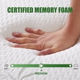 thumbnail image 2 of 8 inch bamboo mattress pad, hypoallergenic soft bamboo cover, twin full queen king size, cooling breathable mattress protector for kids adults, 2 of 7