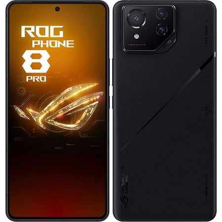 Asus ROG Phone 8 Pro DUAL SIM 512GB ROM + 16GB RAM (GSM | CDMA) Factory Unlocked 5G Smartphone (Phantom Black) - International Version