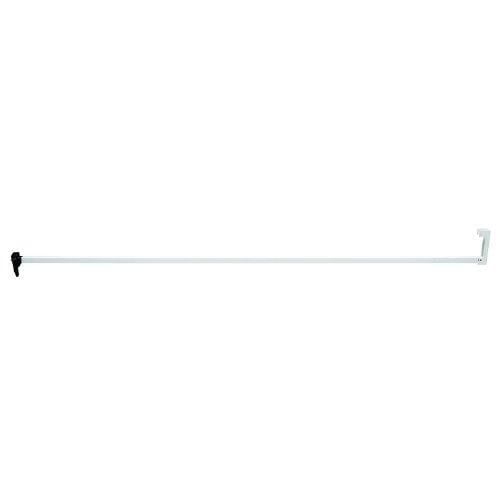 Photo 1 of ***DAMAGED***Defender Security S 4220 48-Inch Sliding Door Security Bar Lock, White