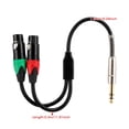thumbnail image 4 of Cable de conexión 635 ANGGREK de cobre duradero de 1181 pulgadas a XLR dual para amplificador de potencia, 4 of 8