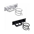 thumbnail image 4 of Soporte para secador de pelo, soporte de aluminio para secador de pelo y plancha, estante de almacenamiento para secador de pelo montado en la pared para baño, dormitorio, hotel, 4 of 5
