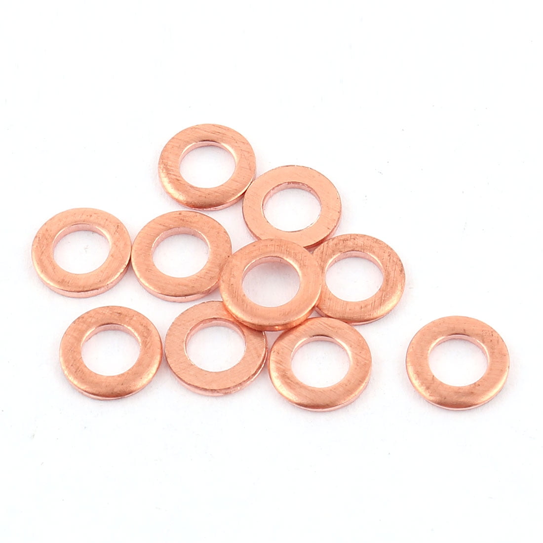 M5-M48 Brass Flat Washer Copper sealing washers Gasket Seal Ring TH:1MM-1.5-2MM 