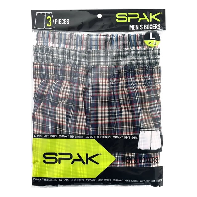 Boxer Calzoncillos Hombre Diseño Cuadros 12 Piezas Americano