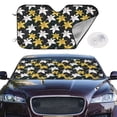 thumbnail image 3 of Lsque Lilies Flowers Car Windshield Sun Shade | Accordion Folding Style Auto Shade for Car Truck SUV Van | Blocks UV Rays Sun Visor Protector | Small, 3 of 7