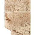 thumbnail image 5 of Cárdigan Toreras Top De Encaje Floral Transparente Allegra K Caqui XL, 5 of 5