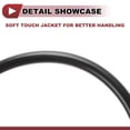 thumbnail image 4 of Cables de Tierra Eléctrica para Automóviles Unique Bargains 49FT Negro TC 1 Pcs 20AWG 8 Conductores Totalmente Aislados y Con Chaqueta de Toque Suave Universal, 4 of 7