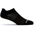 thumbnail image 1 of Wrightsock Coolmesh II Tab Sock - Black Small, 1 of 4