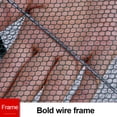 thumbnail image 4 of Xingzhi Filet de Pêche Pliable Portable Cage à Poisson Fil en Nylon Acier Pot de Pêche Piège à Crevettes Piège à Main Réseau de Pêche Cage Sans Bordure 1Set, 4 of 6