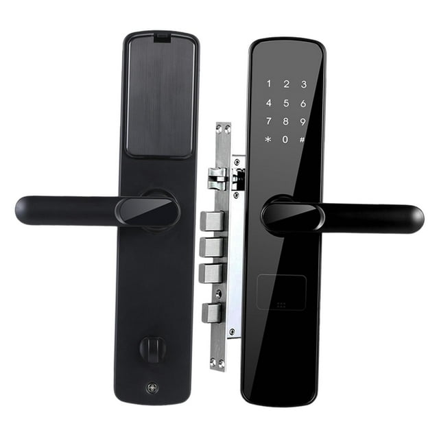 Tnarru Keyless Entry Door Lock Digital Electronic Lock Deadbolts Lock Code Door Lock Backup Keys Manganese Steel Reliable Smart Lock For Tuya