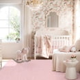 thumbnail image 2 of sasyxdc Cream White Fluffy Rugs for Living Room Bedroom  Area Rug 3x5  Shaggy Rug Non-Slip Cute Kids Rug for Nursery Dorm Girls Room Entryway Door Mat dyu, 2 of 6