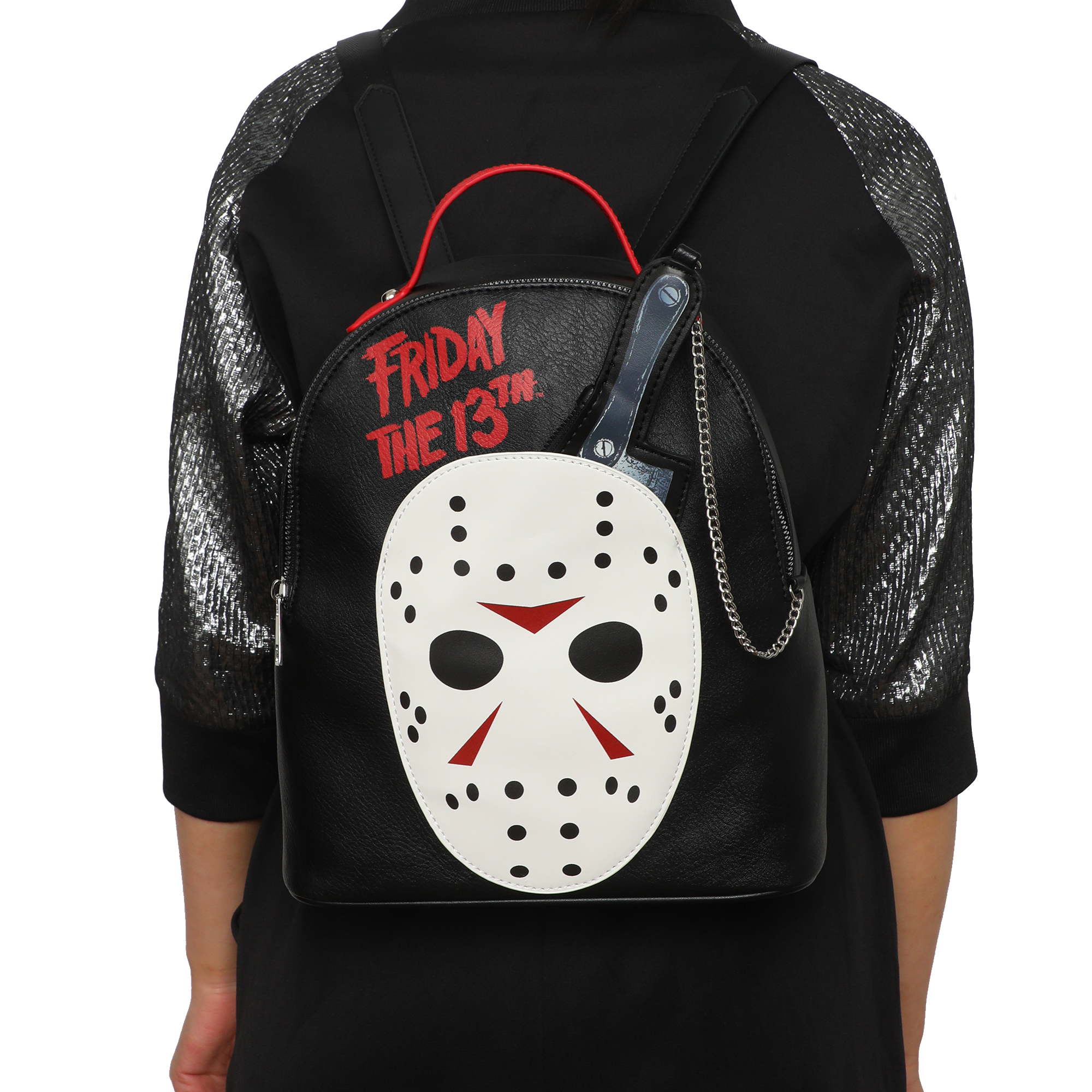 friday the 13th jason mask mini backpack LOUNGEFLY  igabiba mini bookbag New! Pre-order: Friday The 13th
