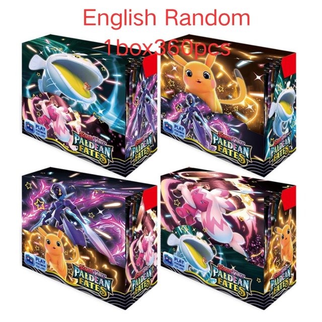 Pokémon Scarlet Violet PARADOX RIFT OBSIDIAM FLAMES Booster Cards Display Box Booster Cards Playing Cards