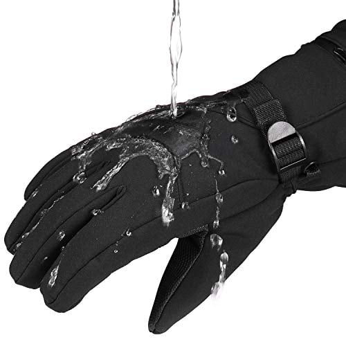 Ski Gloves,VELAZZIO Waterproof Snowboard Gloves Breathable 3M Thinsulate Insulated