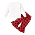 thumbnail image 5 of Toddler Valentines Day Outfit Girl Valentines Outfit Heart Graphic Sweatshirts Tops Tutu Leggings 6m-5t Fashion Sweatsuits Tracksuits, 5 of 8