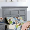 thumbnail image 2 of Furniture of America Senoma Kids Solid Wood Twin Size Platform Bed, Gray, 2 of 4