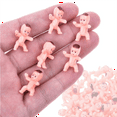 thumbnail image 3 of 100PCS Mini Plastic Babies Tiny Small Baby Cake for Shower Game, 3 of 8
