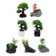 thumbnail image 2 of 7pcs DIY Miniature Model Trees for Crafts Realistic Micor Landscape Trees Tiny resin Potted Plants Trees for Moss Landscape Dollhouse Decorations, 2 of 5