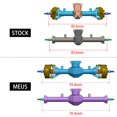 thumbnail image 4 of MEUS RACING Axes SCX24 Isokinetic 3 Sections CVD 52 Pieds Angle de Direction Max. +5mm Mises à Niveau SCX24 pour Axial SCX24 Deadbolt C10 JLU Gladiator Bronco 1/24 RC Crawler, 4 of 6