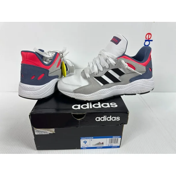 Ad-id-as Crazychaos Mens Size US 9 Multicolor Lace Up Activewear Running Shoes