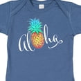 thumbnail image 4 of Inktastic Aloha in Cursive with Pineapple Rainbow Colors Boys or Girls Baby Bodysuit, 4 of 5