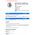 thumbnail image 2 of Front Brake Rotor - Compatible with 2008 - 2021 Mercedes-Benz C63 AMG Base 2009 2010 2011 2012 2013 2014 2015 2016 2017 2018 2019 2020, 2 of 2