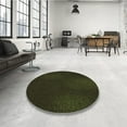 thumbnail image 4 of Ahgly Company Machine Washable Indoor Round Transitional Night Black Area Rugs, 8' Round, 4 of 7