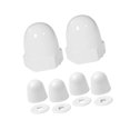 thumbnail image 5 of CoudarTitie Toilet Bolt Covers Easy Installation Decorative Practical Elegant Decoration Set White Set, 5 of 9