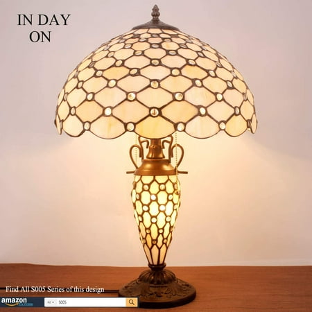 Style Table Lamp W16h24 Inch, Antique Small Crystal Table Lamps For Living Room
