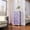 Purple, variant on DEXTRUS 4 Drawer Fabric Storage Dresser with Steel Frame for Living Room,Hallway for Adult Oak Greige