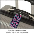 thumbnail image 3 of Square 2Pack PU Leather Watermelon Cruise Luggage Tag with Privacy Cover and Name ID Tag for Travel Handbags Backpacks Luggage Tags, 3 of 6