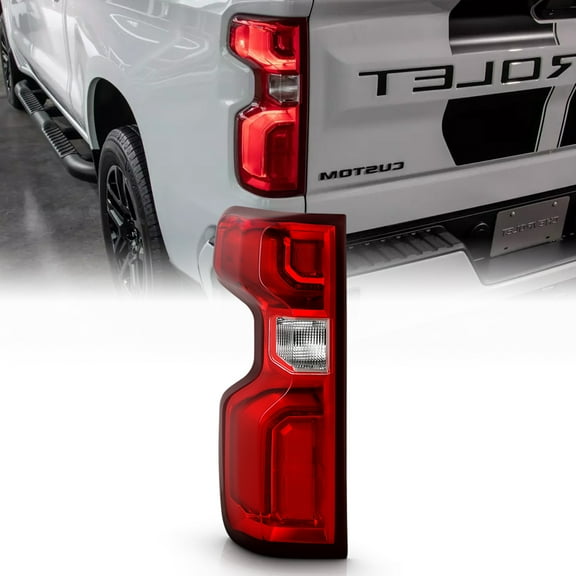 For 2019-2023 Chevy silverado 1500 LED Tail Light w/Wiring Harness - Driver Left