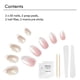 thumbnail image 4 of Paquete de uñas Dashing Diva Magic Press Premium Kept Simple, 4 of 7