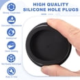 thumbnail image 3 of Uxcell 6 Pcs Tapón de Silicona en Forma de T, Diámetro 52 mm/2.05 Pulgadas, Tapón de Silicona Impermeable Reutilizable para Sellar Agujeros Redondos en Equipos de Tuberías, Negro, 3 of 7