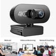 thumbnail image 3 of 4K Full HD 2K 1080P Webcam For PC Web Camera New Mini Web Cam With Microphone USB Autofocus Stream Camera For Computer Laptop, 3 of 5