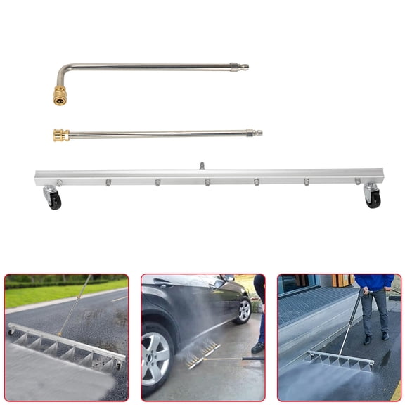 39" Pressure Power Washer Surface Cleaner Undercarriage Water Broom 4000 PSI