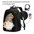 thumbnail image 2 of Balery Sunflower Gnomes 4 Mochila con carga USB para hombre y mujer - Mochila impermeable y antirrobo para portátil con puerto USB para viajes, trabajo, estudios y universidad, 2 of 7