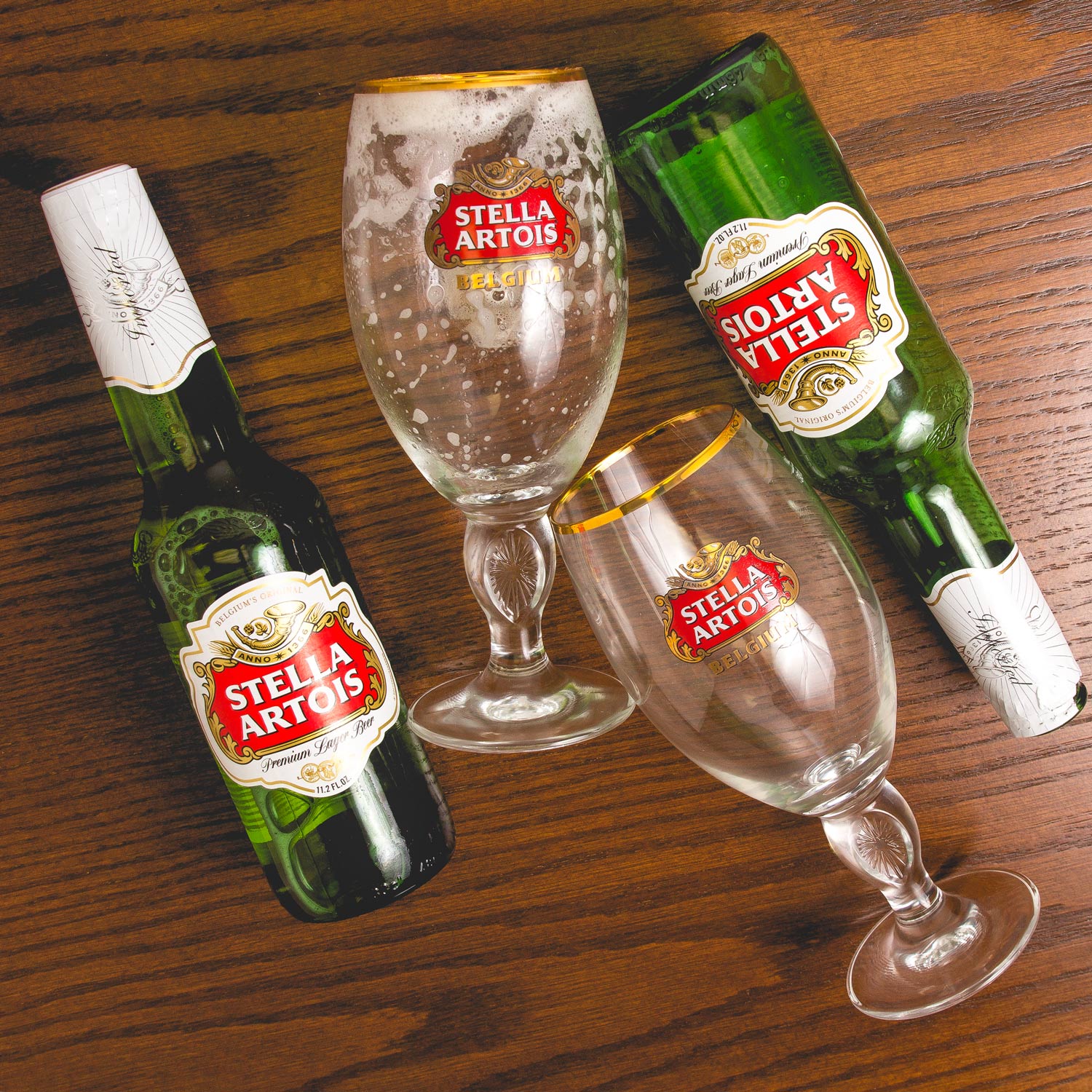 Stella Artois 2-Pack Original Glass Chalice, 33cl