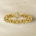 thumbnail image 2 of Ross-Simons 18kt Gold Over Sterling Byzantine Bracelet, Women's, Adult, 2 of 5