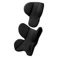 thumbnail image 2 of Junepar 12.6" Car Seat Head Support Head Neck Seat Insert Pad Soft Stroller Cushion Pads Car Seat Insert Cushion Pad Carseat Head & Body Support for Carseats Pushchair Pram Black, 2 of 6