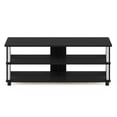 thumbnail image 4 of Furinno Turn-N-Tube 3-Tier Compact Open Storage Shoe Rack for Closet Entryway, Americano/Stainless Steel Tubes, 4 of 6