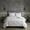 White#3, variant on Down Alternative Comforter, Oversized Down Alt Comforter with HeiQ Smart Temp Treatment White King/Cal King, White All Season Comforter,Polyester Weighted Comforter