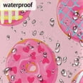 thumbnail image 6 of Donuts Desserts Themes Shower Curtain for Bathroom Shower Curtain Set with 12 Hooks Waterproof Fabric Bath Curtain for Bathtub Restroom Decor, 72 X 72 in, 6 of 6